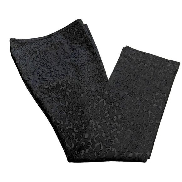 Danapari Paris Black Jacquard Pants Sz T8 - Picture 1 of 16